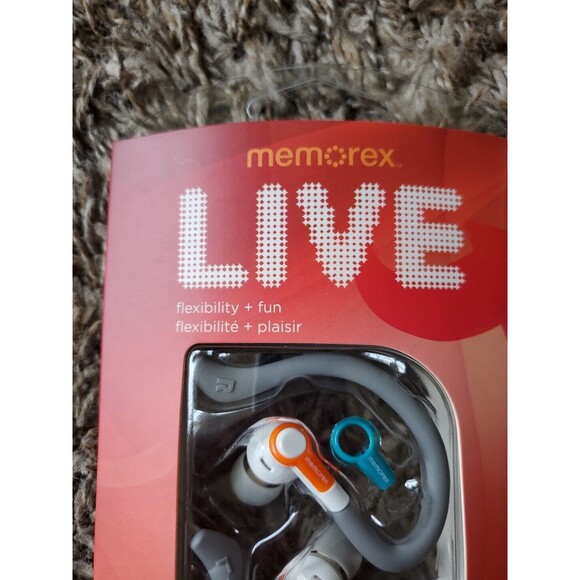 MEMOREX LIVE SPORT EC110 FLEXIBILITY AND Fun Orange New In Pkg Case Included New - Picture 7 of 9